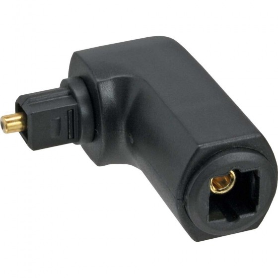 ADATTATORE AUDIO OTTICO TOSLINK 90°