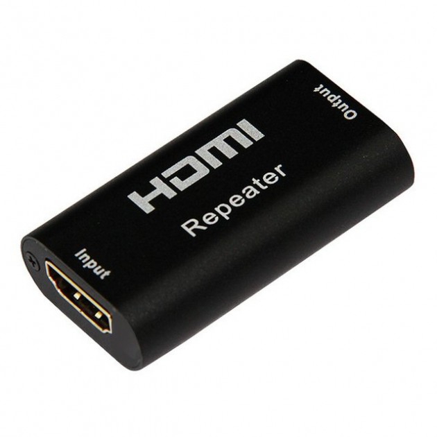 ADATTATORE ATTIVO HDMI FEMMINA 2.0 4K UHD 3D FINO A MAX 40MT