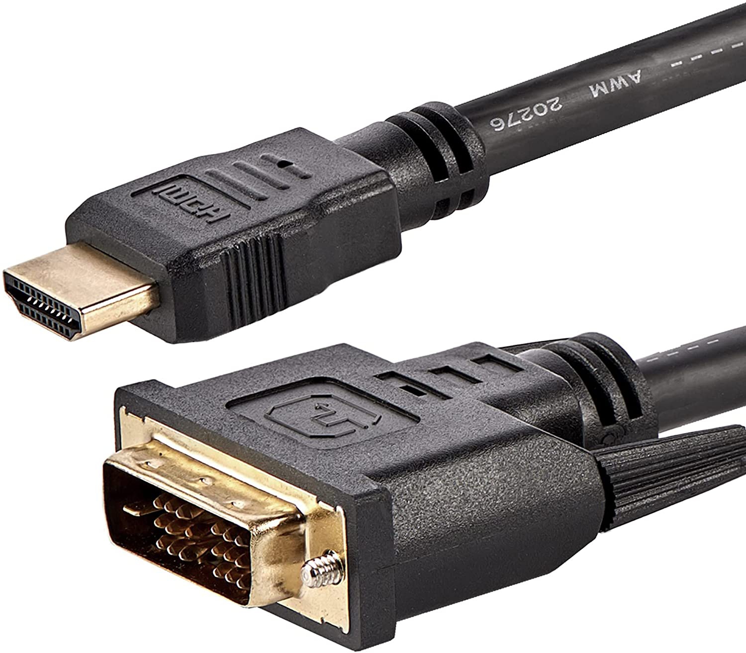 CAVO VIDEO DA HDMI MASCHIO A DVI MASCHIO L.1,8MT