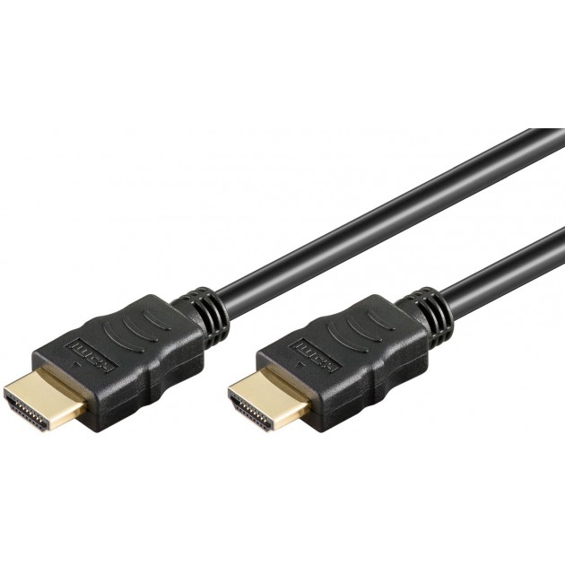 CAVO HDMI HIGH SPEED CON ETHERNET A/A M/M 1 M NERO