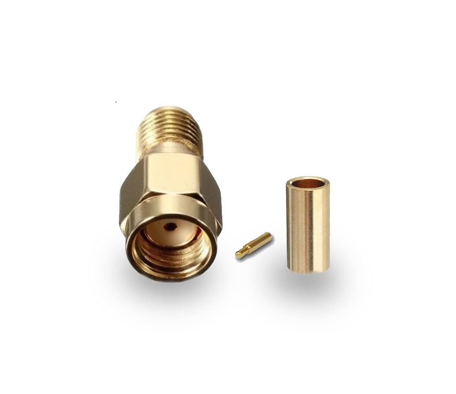 CONNETTORE SMA MASCHIO RP PER CAVO RG174-316