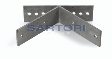 CONTROPIASTRA ANGOLARE PER ZANCHE TIPO "EMILIA" 