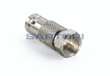 ADATTATORE COASSIALE F MASCHIO / BNC FEMMINA 