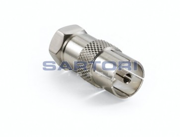 ADATTATORE COASSIALE F MASCHIO / IEC FEMMINA 