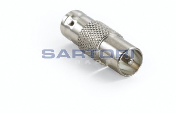 ADATTATORE COASSIALE BNC FEMMINA / IEC MASCHIO 