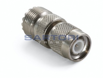 ADATTATORE COASSIALE TNC MASCHIO / UHF FEMMINA