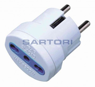 ADATTATORE SPINA SCHUKO - PRESA 10/16A