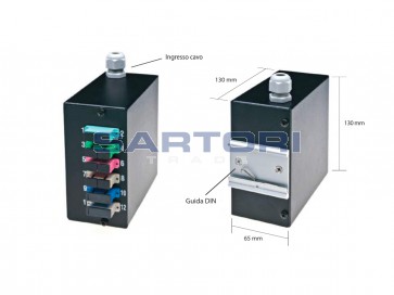 FIBER ORGANIZER MINI DA BARRA DIN
