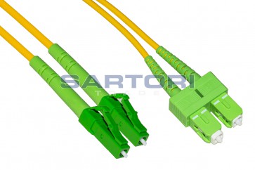 BRETELLA MONOMODALE INTESTATA BIFIBRA LC/APC - SC/APC