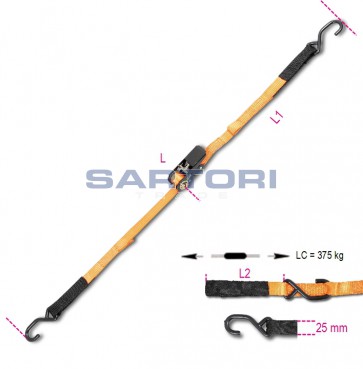 CINGHIA CON 2 GANCI ED ASOLE CON CRICCHETTO 