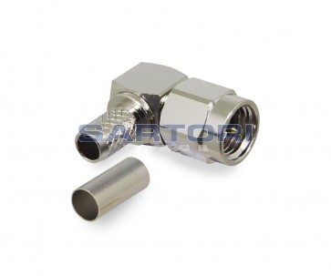 CONNETTORE COASSIALE SMA MASCHIO 90°