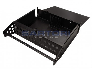 FIBER ORGANIZER METALLICO MEDIO DA MURO COMPATTO