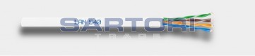 CAVO LAN UTP CAT.5  PVC GUAINA BIANCA