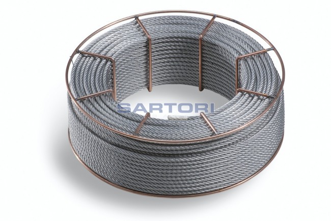 100m 12mm FUNE ACCIAIO ZINCATO filo metallo corda cavo cima galvanizzato 1m 