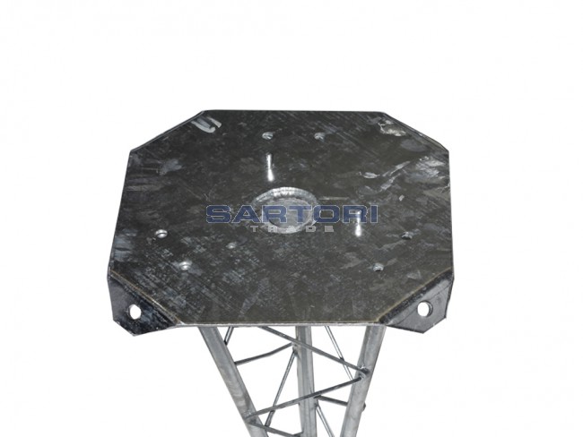 Piastra Adatt Da 3 A 4 Tiranti Per Traliccio