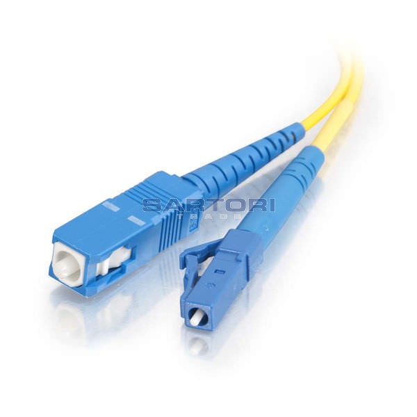 10 x fibra Ottica Pigtail SINGLE Mode 2 metri GIALLO SC LC FC UPC APC Connettore 