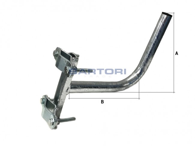 Supporto Universale Per Palo - Staffa Angolare In Metallo Per Telecamere Sicurezza - Foto 6