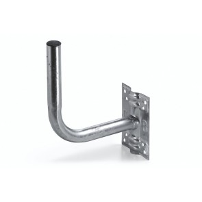 SUPPORTO A "L" LEGGERO IN TUBO TONDO - H.25CM