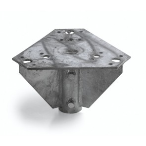 BASE PORTAPALO PER TRALICCIO TRIANGOLARE