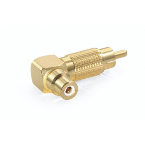 ADATTATORE COASSIALE RCA MASCHIO/RCA FEMMINA 90 