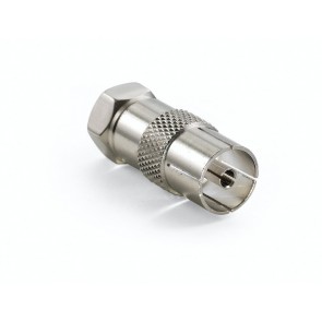 ADATTATORE COASSIALE F MASCHIO / IEC FEMMINA 