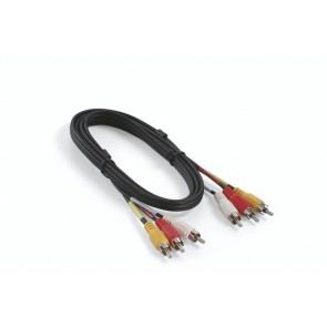 CAVO AUDIO VIDEO RCA MASCHIO AUDIO RIGHT + LEFT + VIDEO