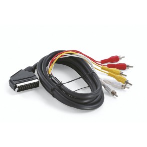 CAVO AUDIO VIDEO SCART MASCHIO / 6 RCA MASCHIO 