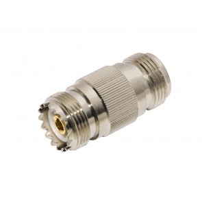 ADATTATORE COASSIALE UHF FEMMINA / N FEMMINA