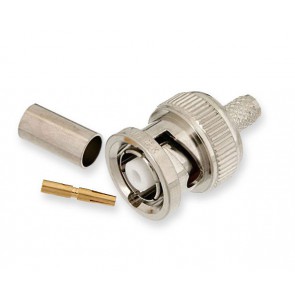 CONNETTORE COASSIALE BNC MASCHIO REVERSE POLARITY 