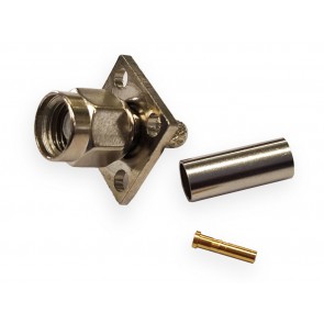 CONNETTORE COASSIALE SMA MASCHIO REVERSE POLARITY A PANNELLO