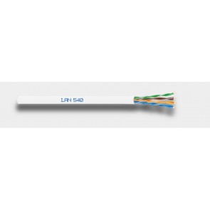 CAVO LAN UTP CAT.5  PVC GUAINA BIANCA