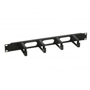 PANNELLO PASSACAVI PER RACK 19" A 4 ANELLI
