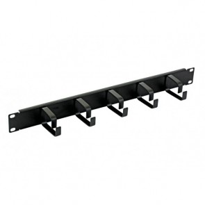 PANNELLO PASSACAVI PER RACK 19" A 5 ANELLI