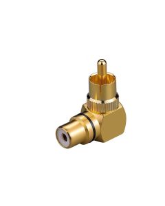 ADATTATORE COASSIALE RCA MASCHIO/RCA FEMMINA 90?