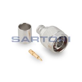 5PCS Connettori N Maschio RF Coassiali 50 Ohm - Per Cavi RG58, LMR195, RG142, RG400 - Foto 8