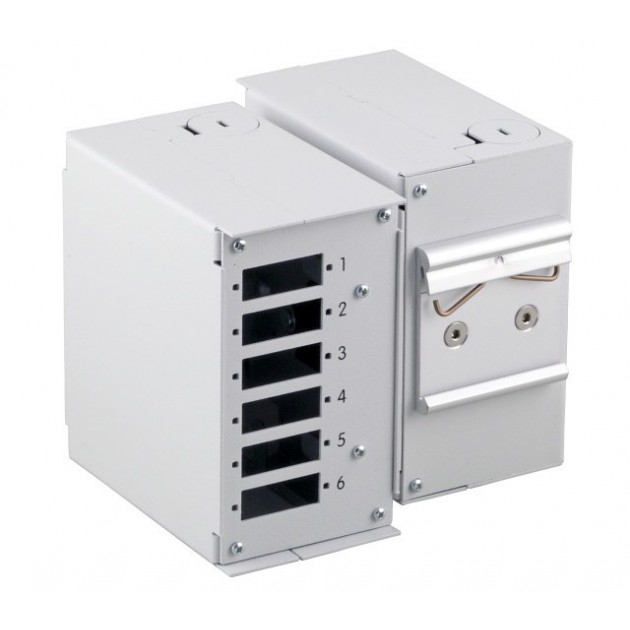 PANNELLO FRONTALE PER BOX OTTICO 6CONNESSIONI SC-SIMPLEX