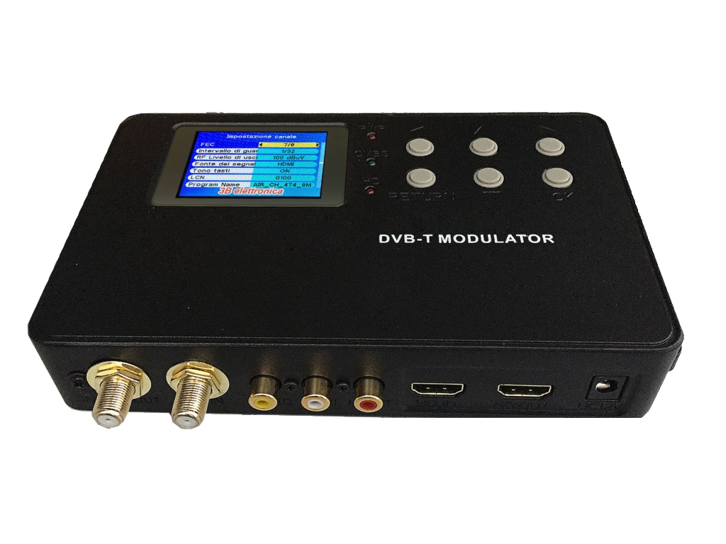 MODULATORE DVB/T HD HDMI LOOP AUDIO DOLBY DIGITAL DA PARETE