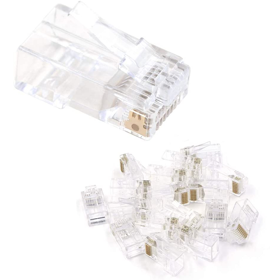 PLUG RJ45 UTP CAT.6 PASSANTE PER CAVO AWG 24-26