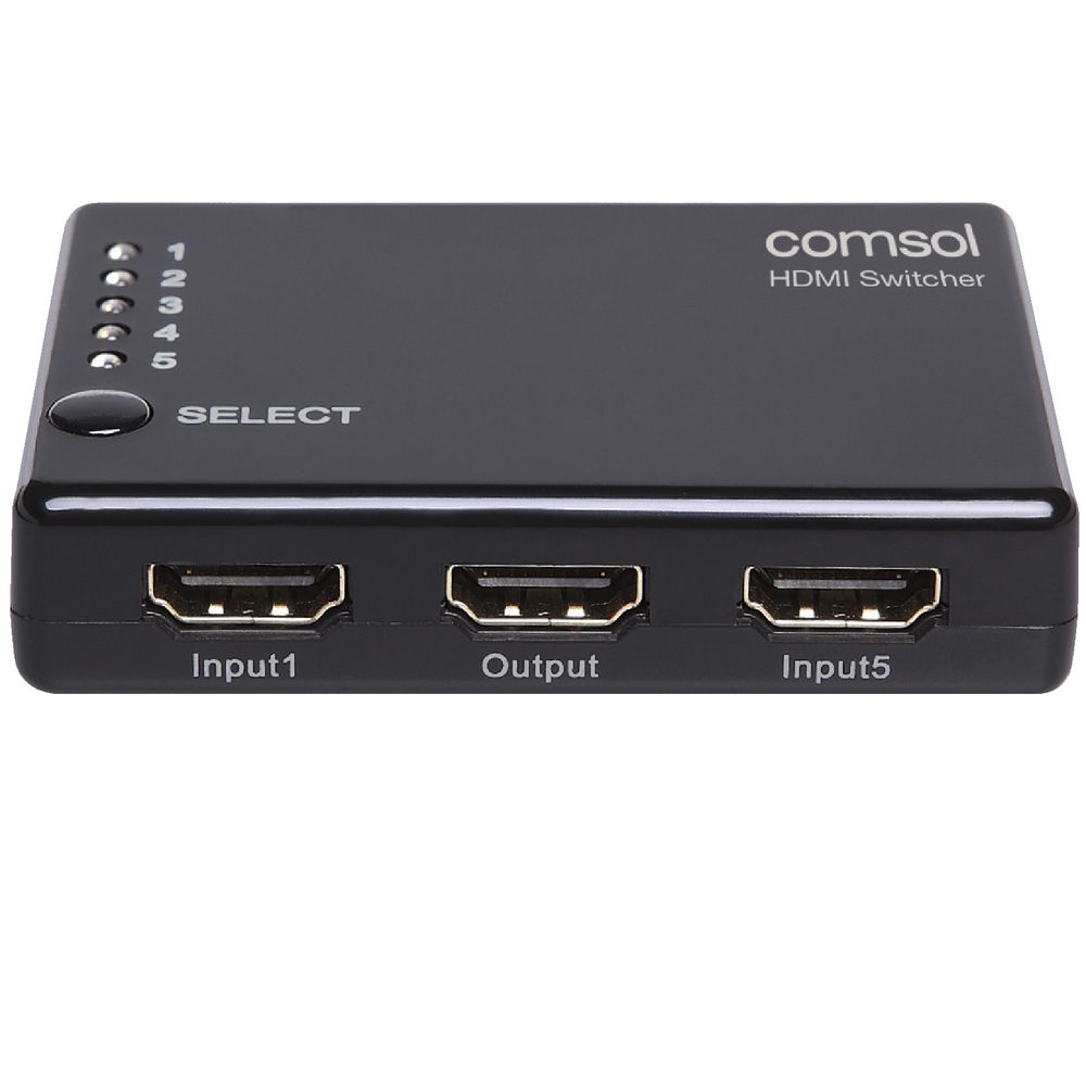 SWITCH HDMI 2 IN - 1 OUT CON TELECOMANDO 4K UHD 3D